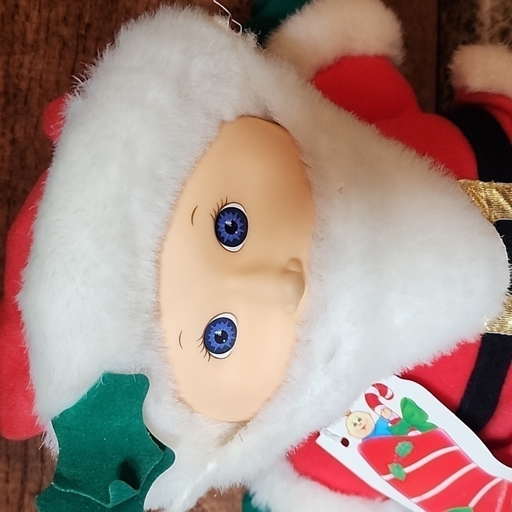 1992 Hasbro Hoilday Edition Cabbage Patch Doll Santa Claus New - Picture 3 of 7